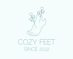 Green Feet Acupuncture  logo design