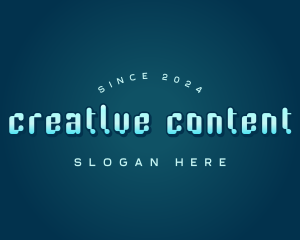 Creative Cyber Pixel logo design