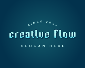 Creative Cyber Pixel logo design