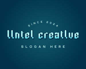 Creative Cyber Pixel logo design