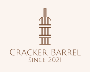 Brown Barrel Bottle  logo design