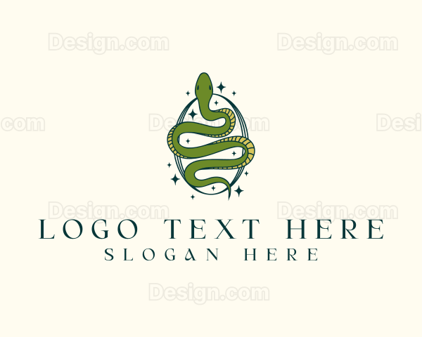 Mystical Snake Serpent Logo