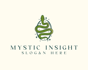 Mystical Snake Serpent logo