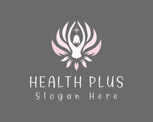 Lotus Flower Woman logo