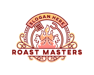 Chicken Roast Restaurant logo design