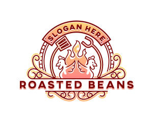 Chicken Roast Restaurant logo design