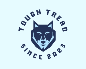 Tough Blue Wolf logo design