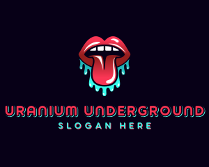 Sexual Adult Lips Logo