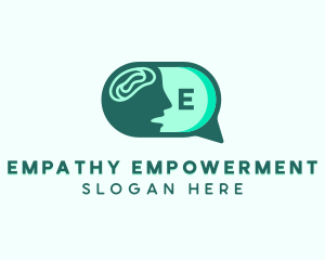 Speech Therapy Mental Wellness logo design