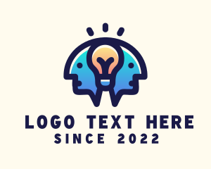 Genius Human Light Bulb logo