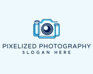 Camera Lens Photography logo design