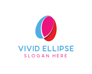 Fashion Abstract Ellipse logo
