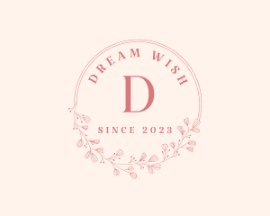 Luxury Wreath Makeup logo design