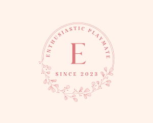 Luxury Wreath Makeup logo design