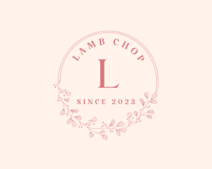 Luxury Wreath Makeup logo design