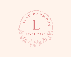 Luxury Wreath Makeup logo design