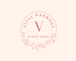 Luxury Wreath Makeup logo design