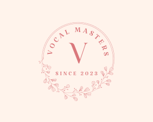 Luxury Wreath Makeup logo design