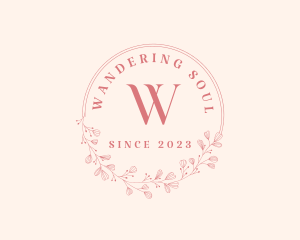 Luxury Wreath Makeup logo design