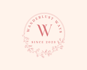 Luxury Wreath Makeup logo design