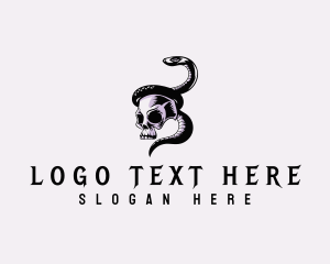 Snake Skull Death logo