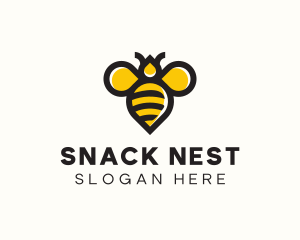 Honey Bee Insect logo design