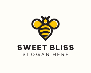 Honey Bee Insect logo design