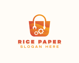 Handyman Mechanic Shopping logo design