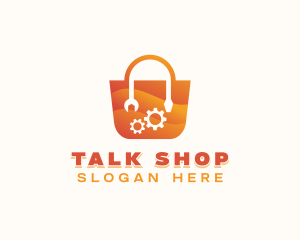 Handyman Mechanic Shopping logo design