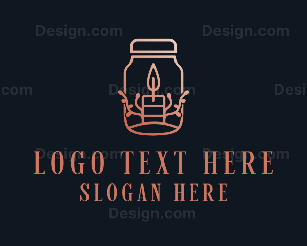 Fragrant Candle Jar Logo