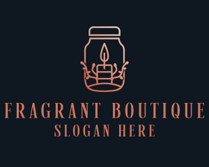 Fragrant Candle Jar  logo