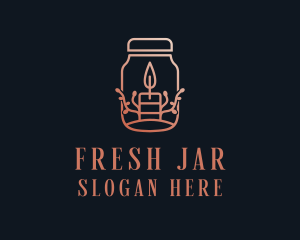 Fragrant Candle Jar  logo
