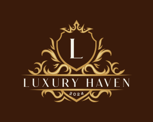 Luxury Crown Crest  logo design