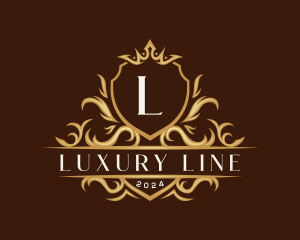 Luxury Crown Crest  logo design