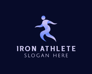 Runner Sprint Athlete logo design