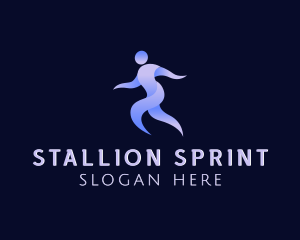 Runner Sprint Athlete logo design