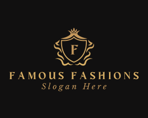 Fashion Royal Shield  logo design