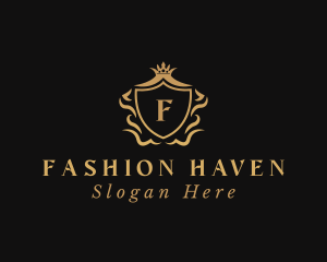 Fashion Royal Shield  logo design