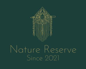 Nature Wall Hanging Macrame logo design