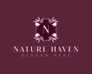 Decorative Nature Floral logo design