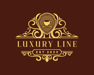 luxury Coffee Deluxe logo design