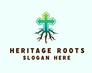 Root Cross Church logo design