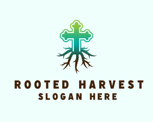 Root Cross Church logo design