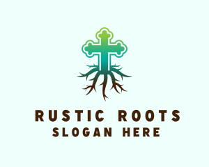 Root Cross Church logo design