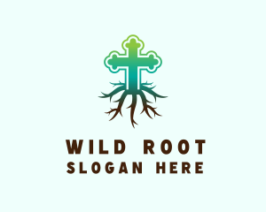 Root Cross Church logo design