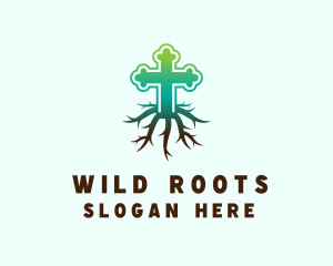 Root Cross Church logo design