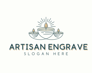 Artisanal Candlelight Decor logo design