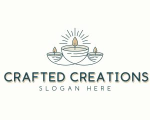 Artisanal Candlelight Decor logo design