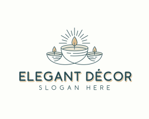 Artisanal Candlelight Decor logo design