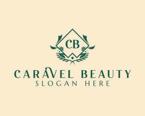 Floral Leaf Garden  logo design